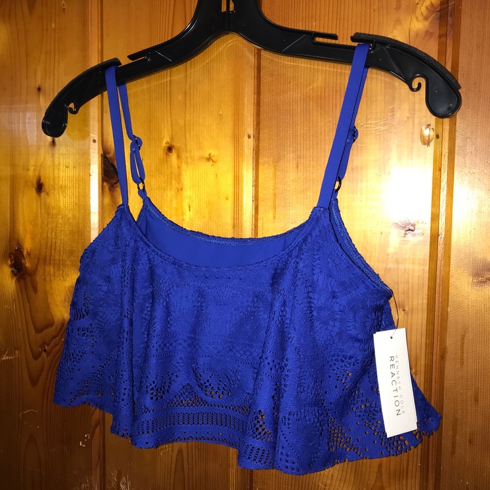 Kenneth Cole Reaction new blue swim top - Picture 4 of 6